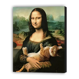 Gioconda with a cat