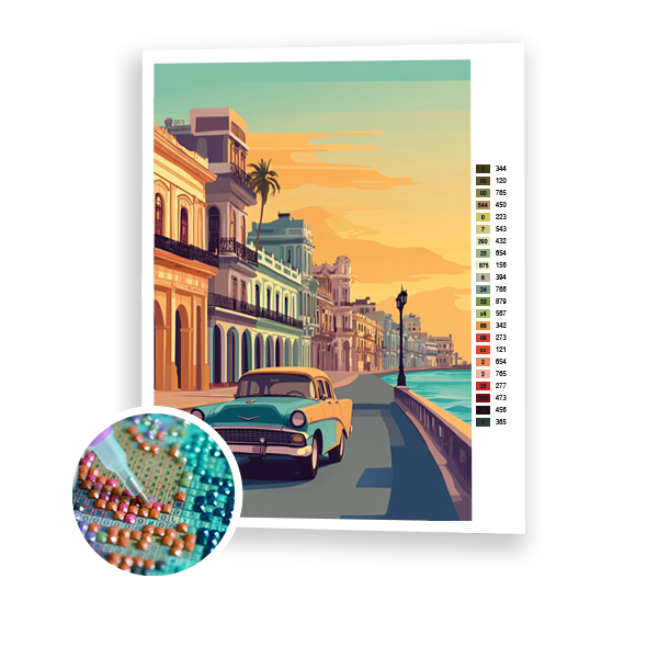 Havana Streets at Sunset