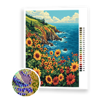 Sunset Cliffs and Sunflowers