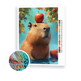 Capybara and the Apple