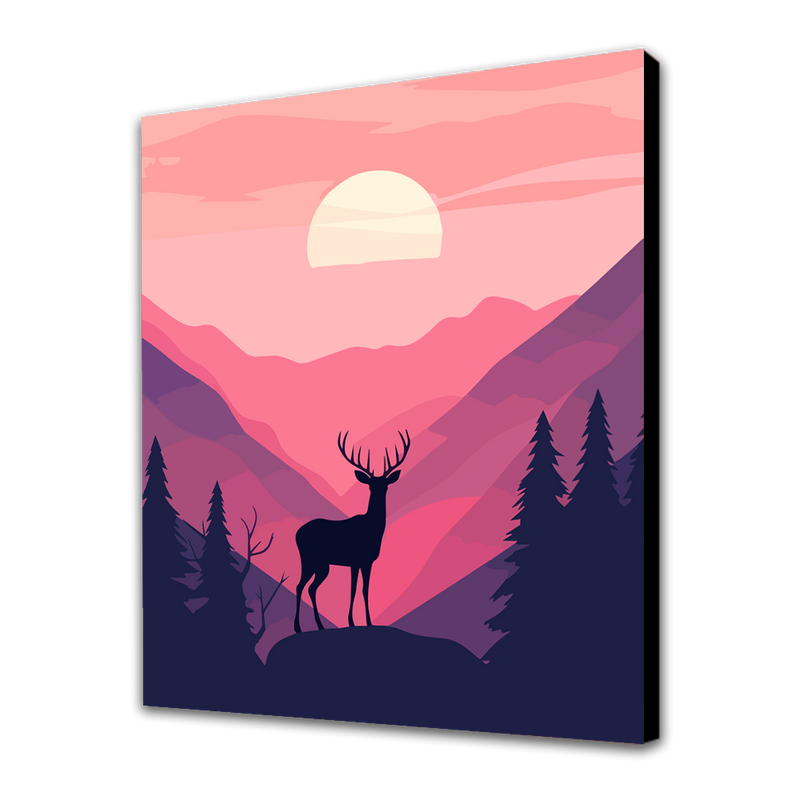 Deer in the mountains