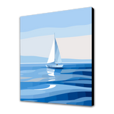 Sailing in blue