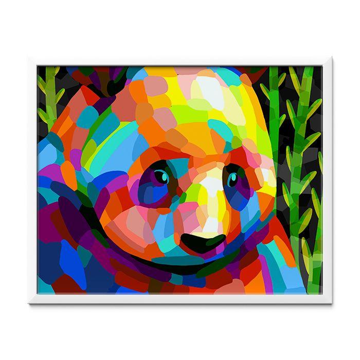 Diamond Painting Colourful Panda