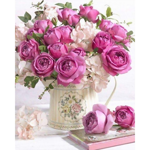 Diamond Painting Bouquet of pink roses