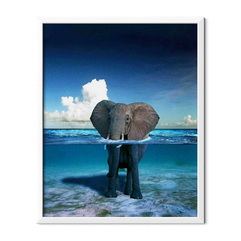 Elephant In The Ocean Diamond Painting - 1