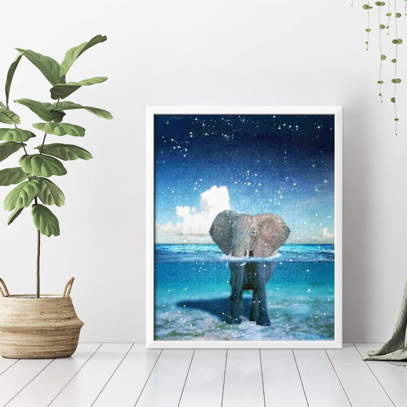 Elephant In The Ocean Diamond Painting - 3