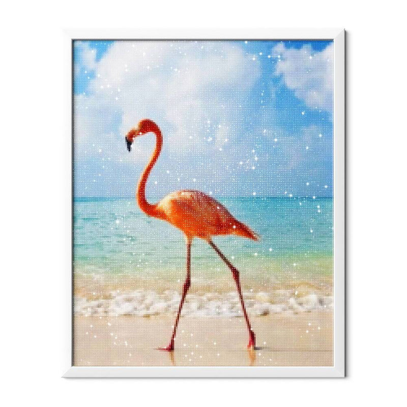 Flamingo On The Beach Diamond Painting - 2