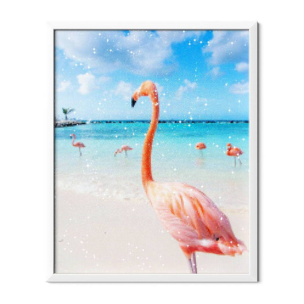 Flamingo Walk Diamond Painting - 2