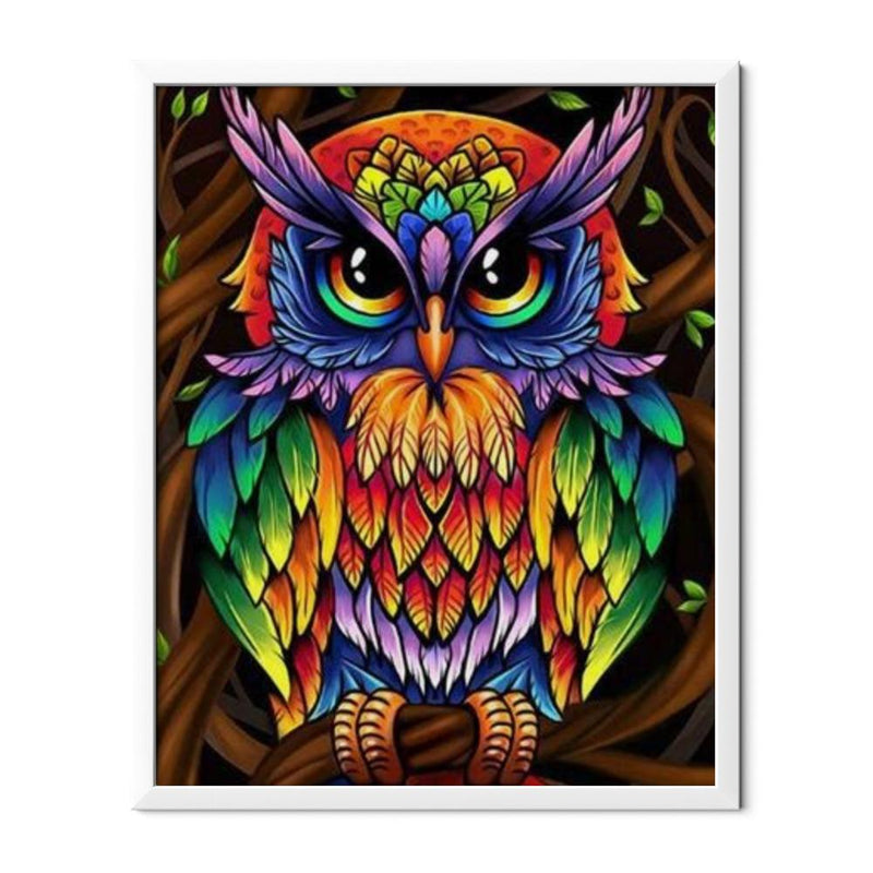 Colorful Owl Diamond Painting - 2
