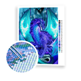 Diamond Painting Purple Dragon
