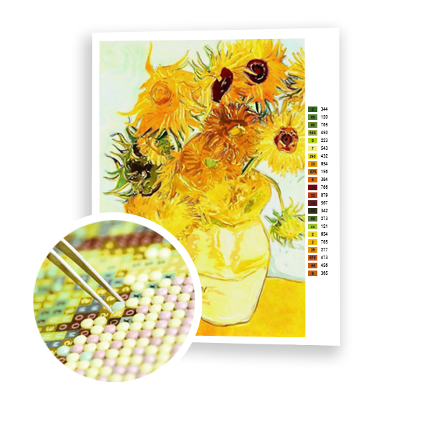 Diamond Painting Sunflowers By Van Gogh