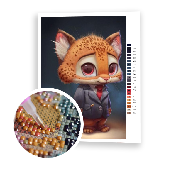 Diamond Painting Cartoon Fox