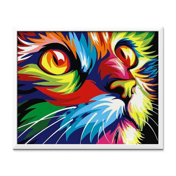 Colorful Cat Diamond Painting - 2
