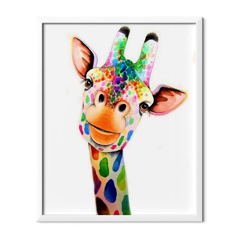 Cartoon Giraffe Diamond Painting - 1