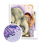 Diamond Painting Elephant And Fairy