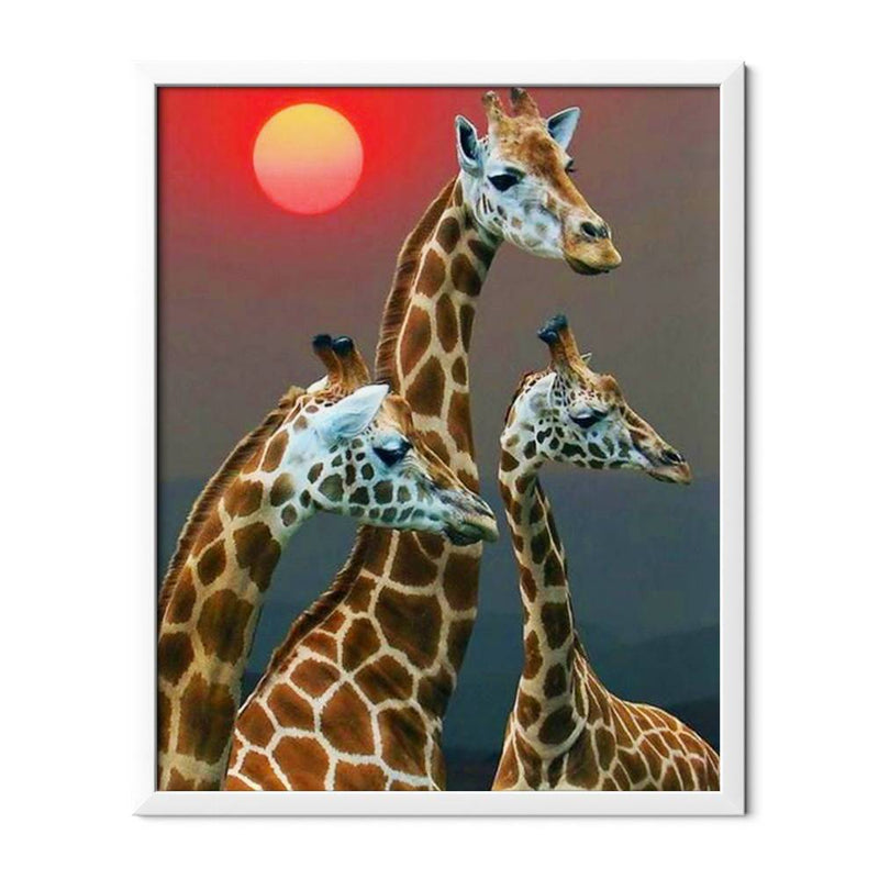 Giraffe Family Diamond Painting - 1
