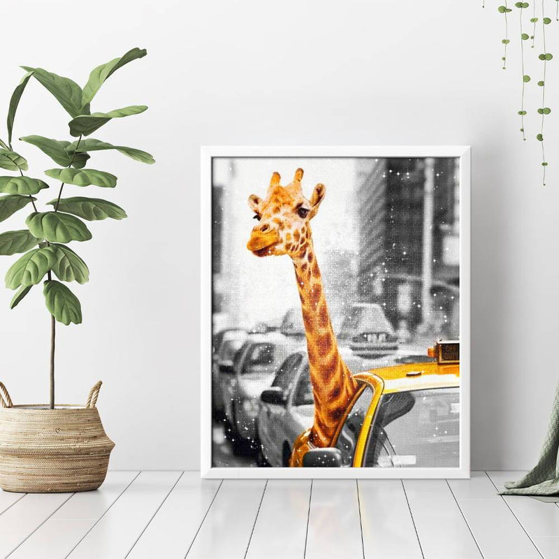 Traveling Giraffe Diamond Painting - 3