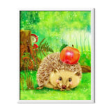Happy Cartoon Hedgehog Diamond Painting - 2