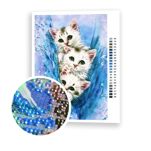 Diamond Painting Little kittens