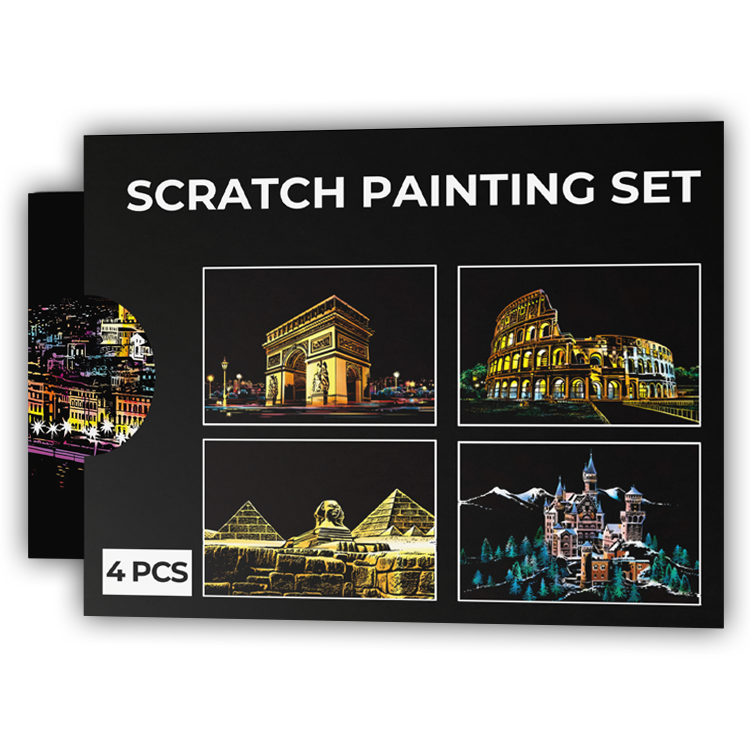 Ancient Buildings Scratch Set