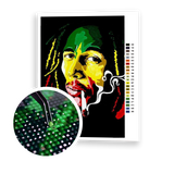 Diamond Painting Bob Marley Colored