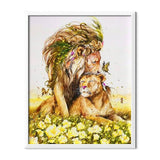 Lions Pair Diamond Painting - 1