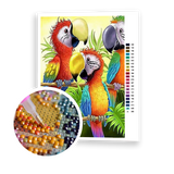 Diamond Painting Cartoon Parrots