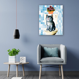 Diamond Painting Pensive cat