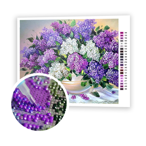 Diamond Painting Lilac bouquet