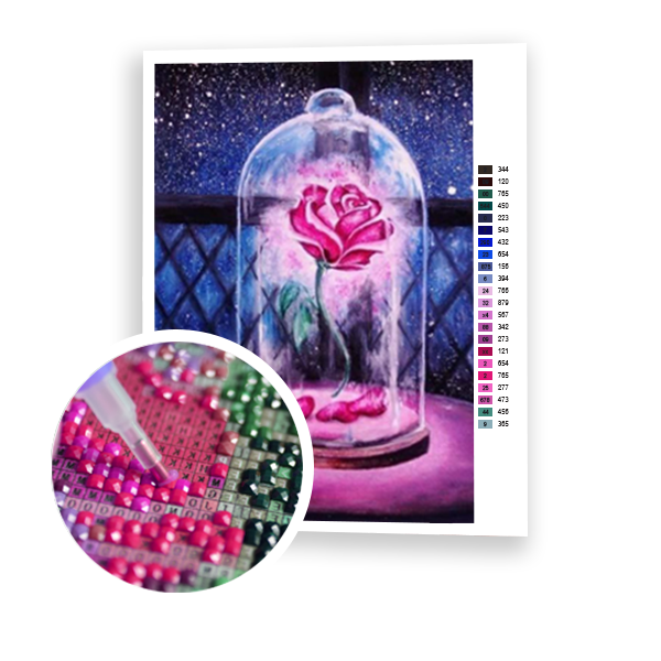 Diamond Painting Magic Rose Flower