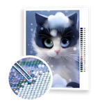 Diamond Painting Cartoon Kitty