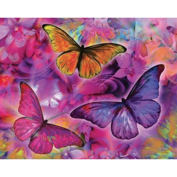 Diamond Painting Purple butterflies