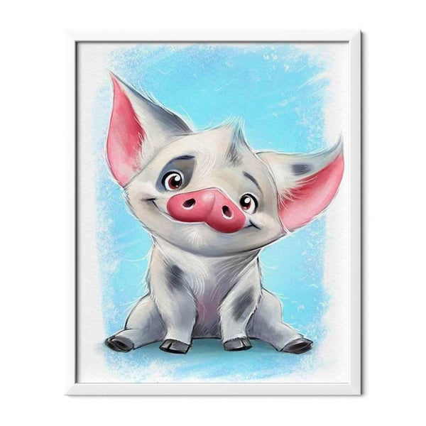 Cartoon Pig Diamond Painting - 1