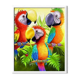 Cartoon Parrots Diamond Painting - 1