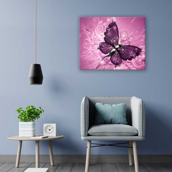 Diamond Painting Purple butterfly