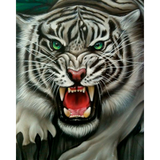 Diamond Painting Tiger jump