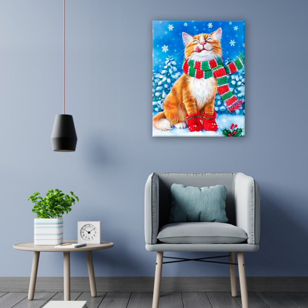 Diamond Painting Happy cat