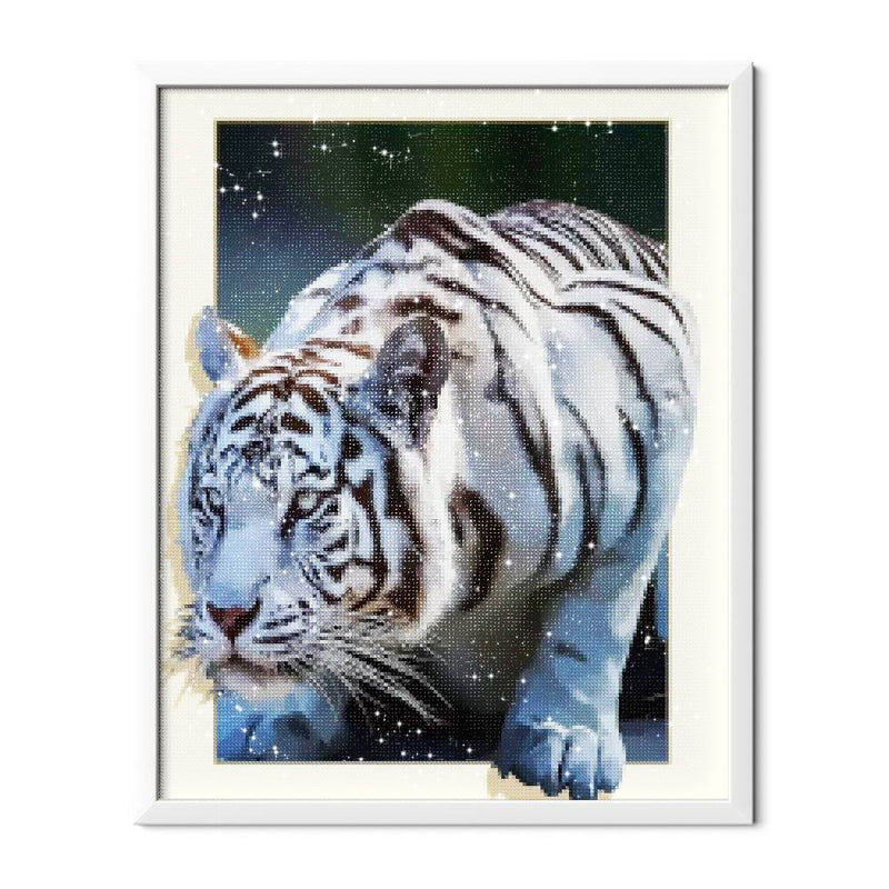 White Tiger Diamond Painting - 2