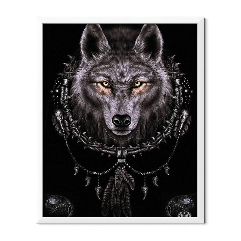 Black Wolf Diamond Painting - 1