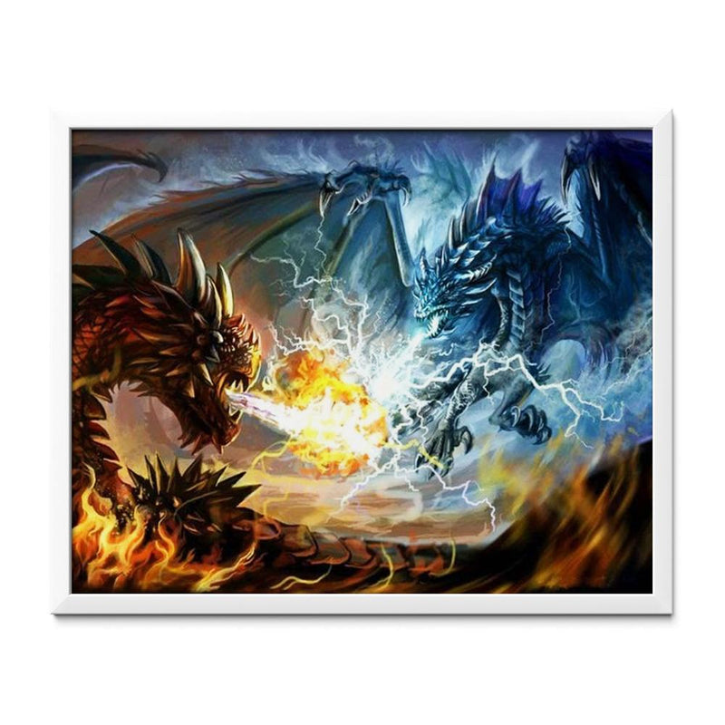 Dragon battle Diamond Painting - 1