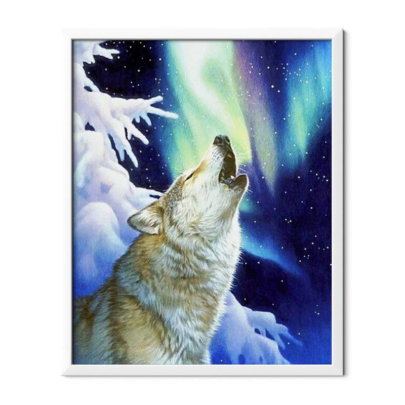 Howling Wolf Diamond Painting - 1