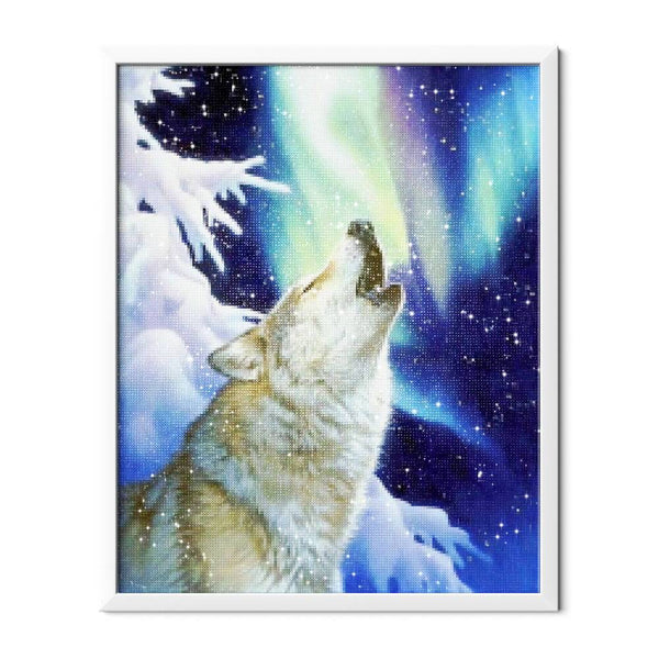 Howling Wolf Diamond Painting - 2