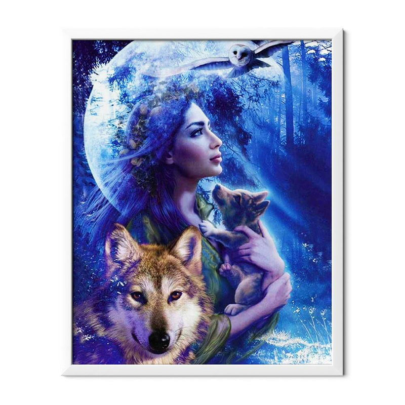 Wolf Beauty Diamond Painting - 1