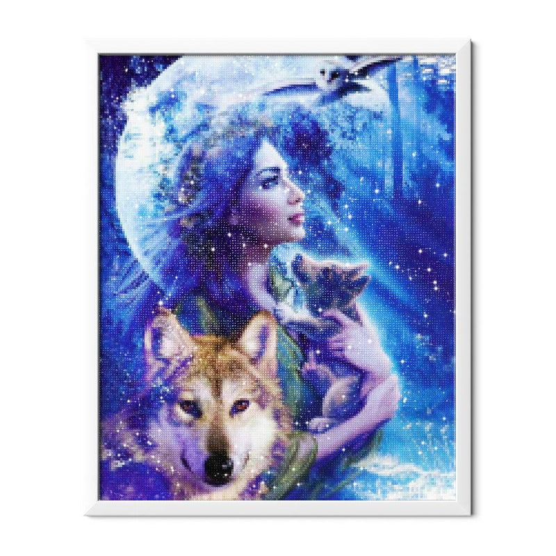Wolf Beauty Diamond Painting - 2