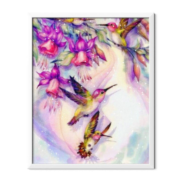 Adorable Hummingbirds Diamond Painting - 2