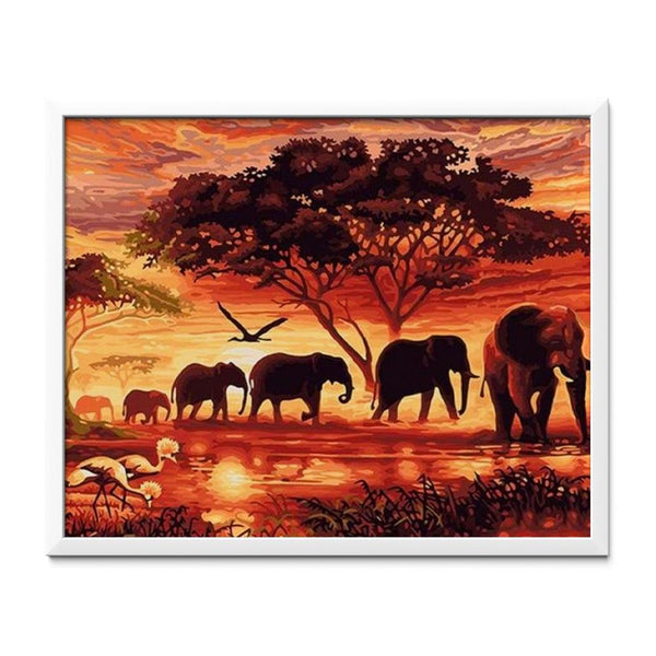 Elephants Diamond Painting - 1
