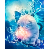 Diamond Painting Kitten in a magic world