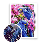 Diamond Painting Blue Parrots