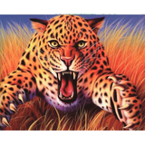 Diamond Painting Cheetah attack
