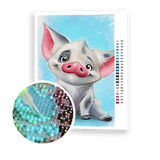 Diamond Painting Cartoon Pig